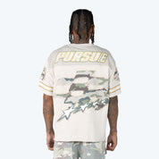 Wide Cropped Maximalist Graphic SS Tee