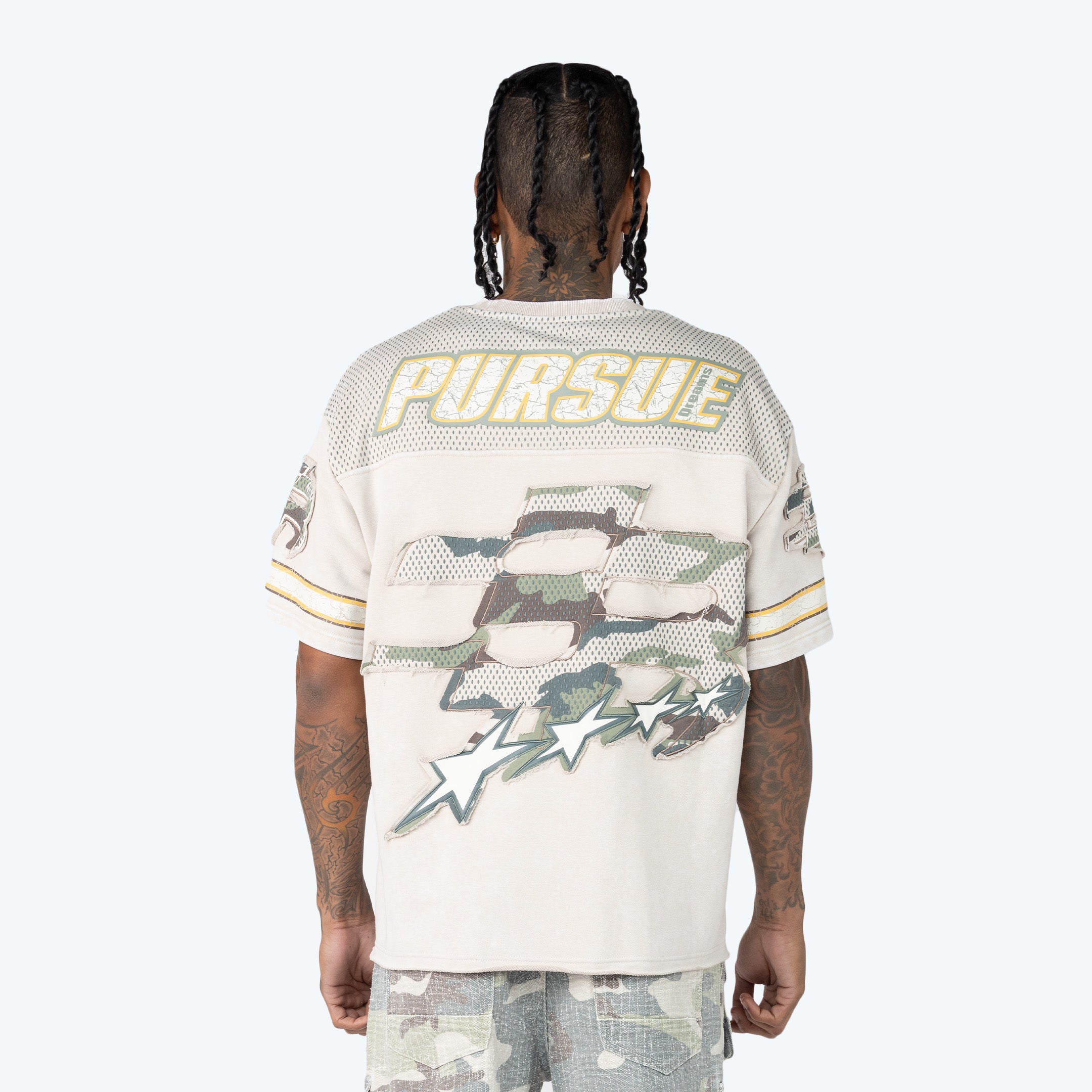 Wide Cropped Maximalist Graphic SS Tee