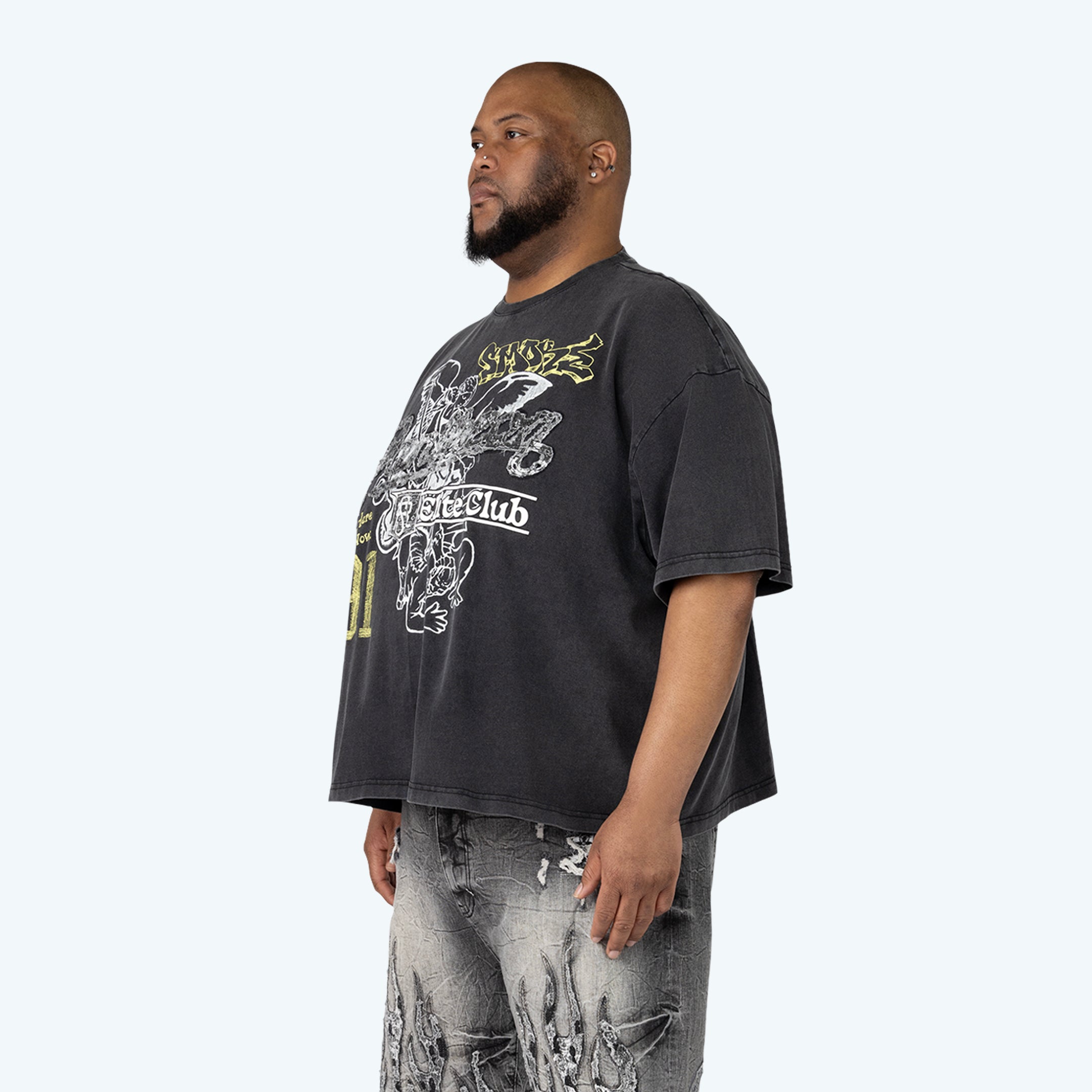 Big and Tall - Mineral Washed Dystopia T-Shirt