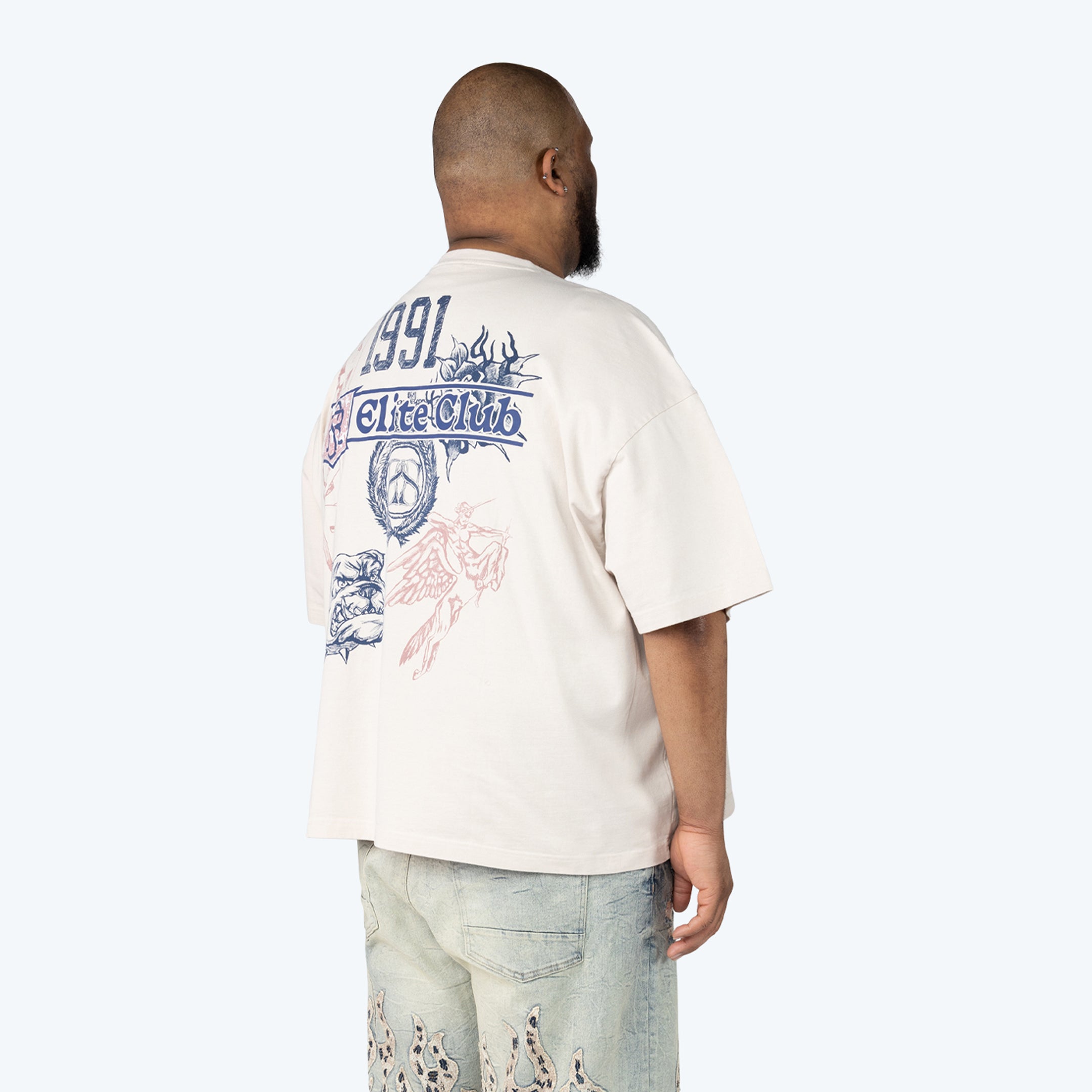 Big and Tall - Mineral Washed Dystopia T-Shirt