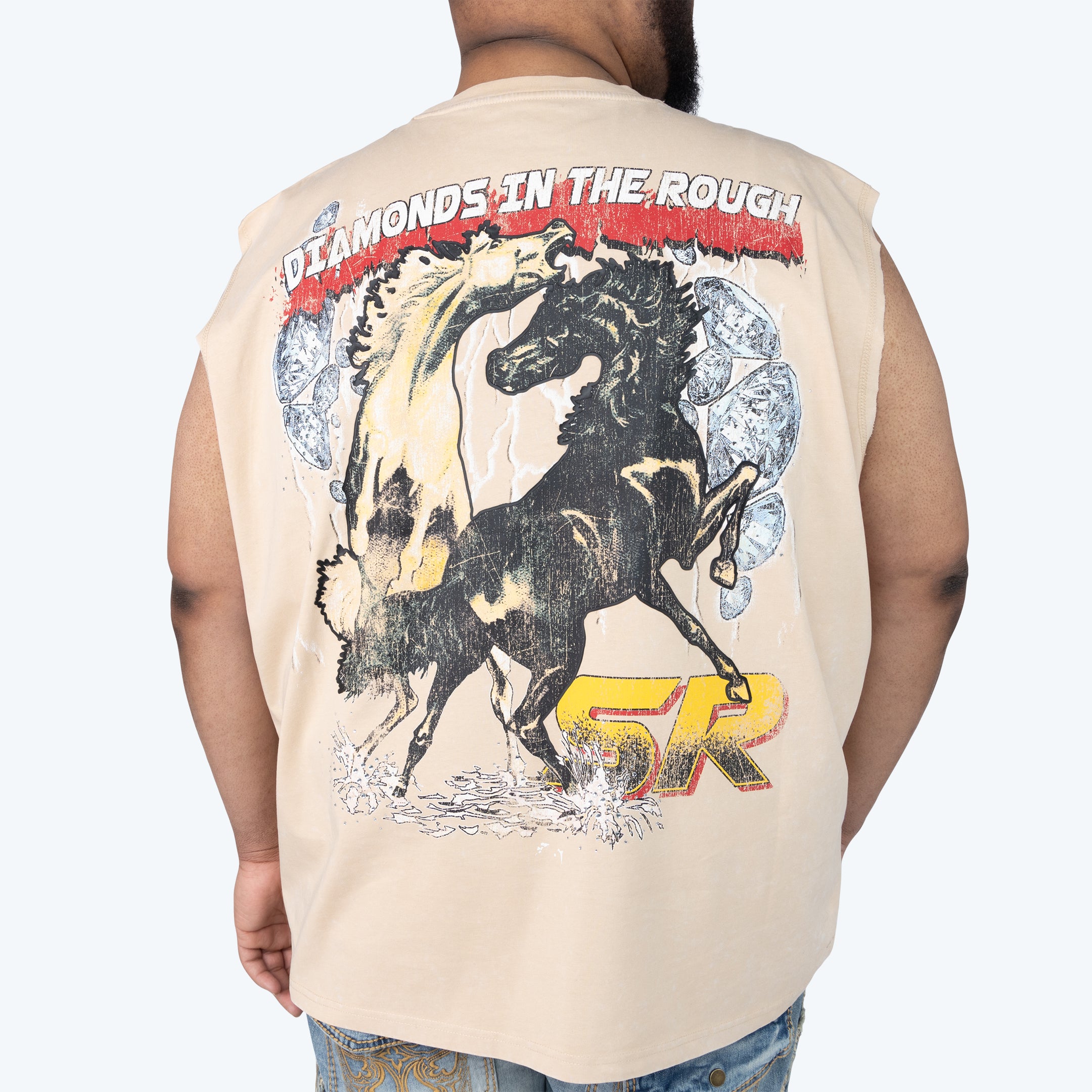 Big and Tall - Dystopia Rhinestone Killer Life T-Shirt