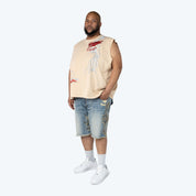 Big and Tall - Western Jean Shorts