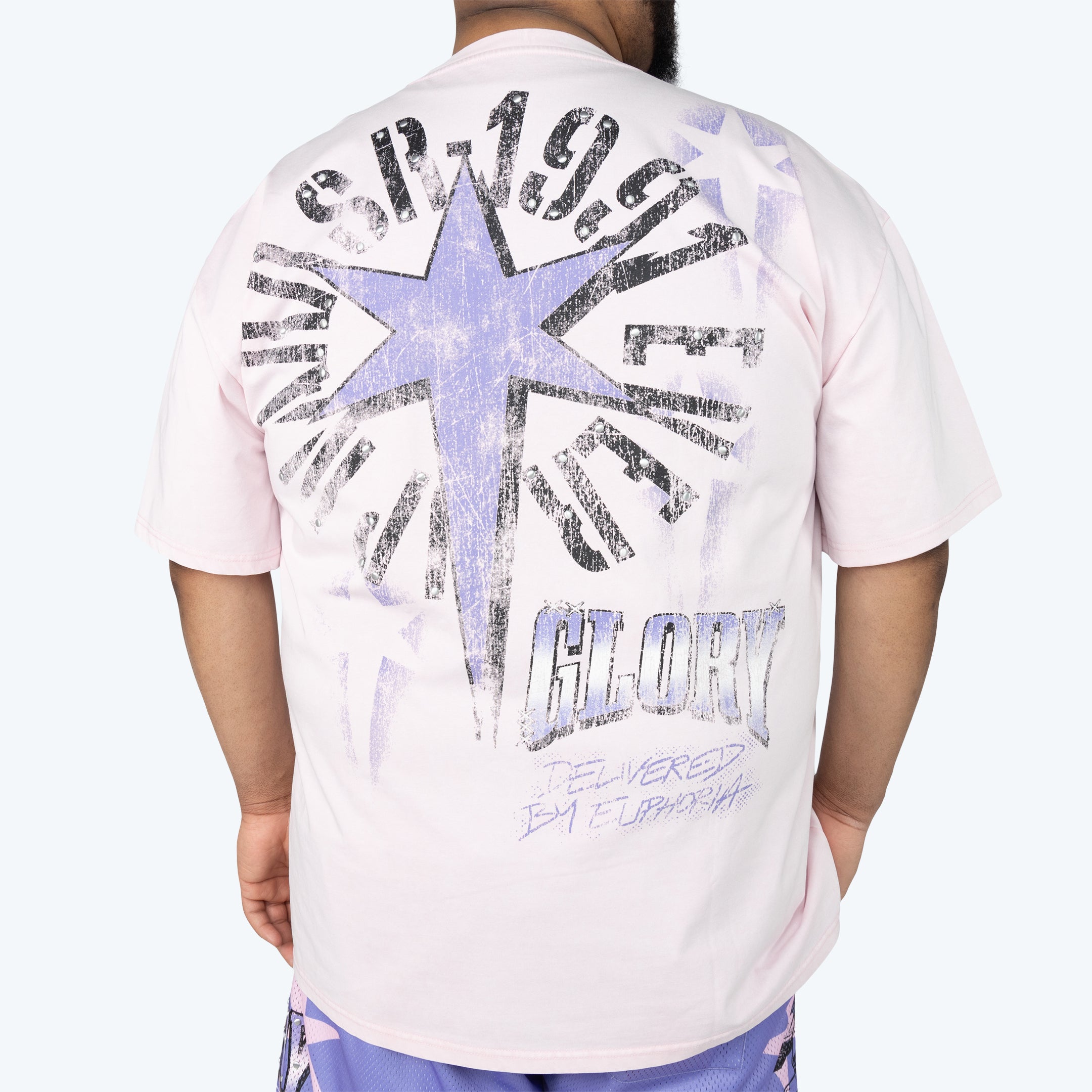 Big and Tall - Maximalist Graphic SS Shirt - Parfait Pink
