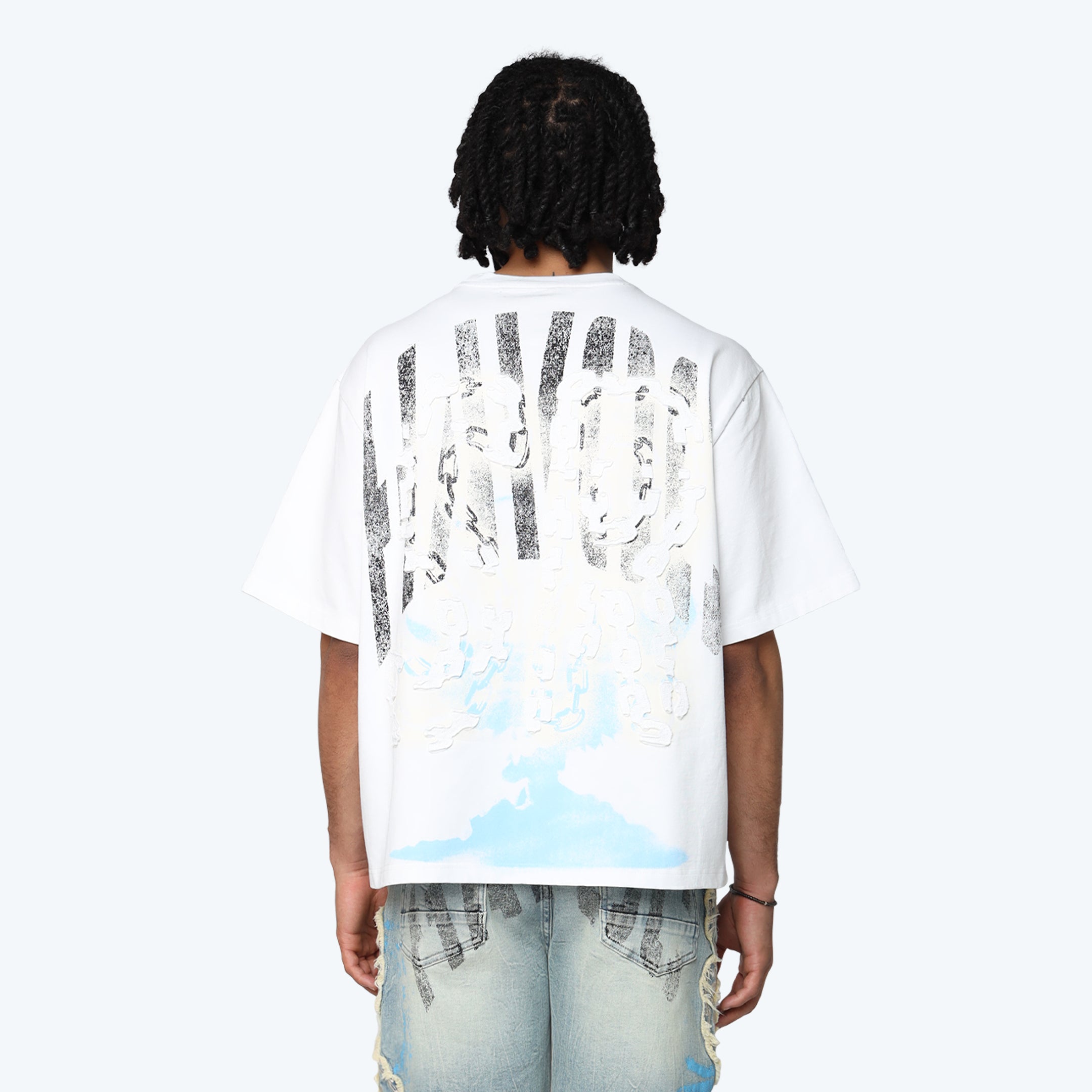 Wide Cropped Havoc T-Shirt - White