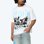 Wide Cropped Havoc T-Shirt - White