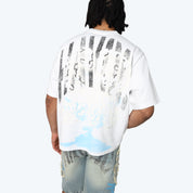 Wide Cropped Havoc T-Shirt - White