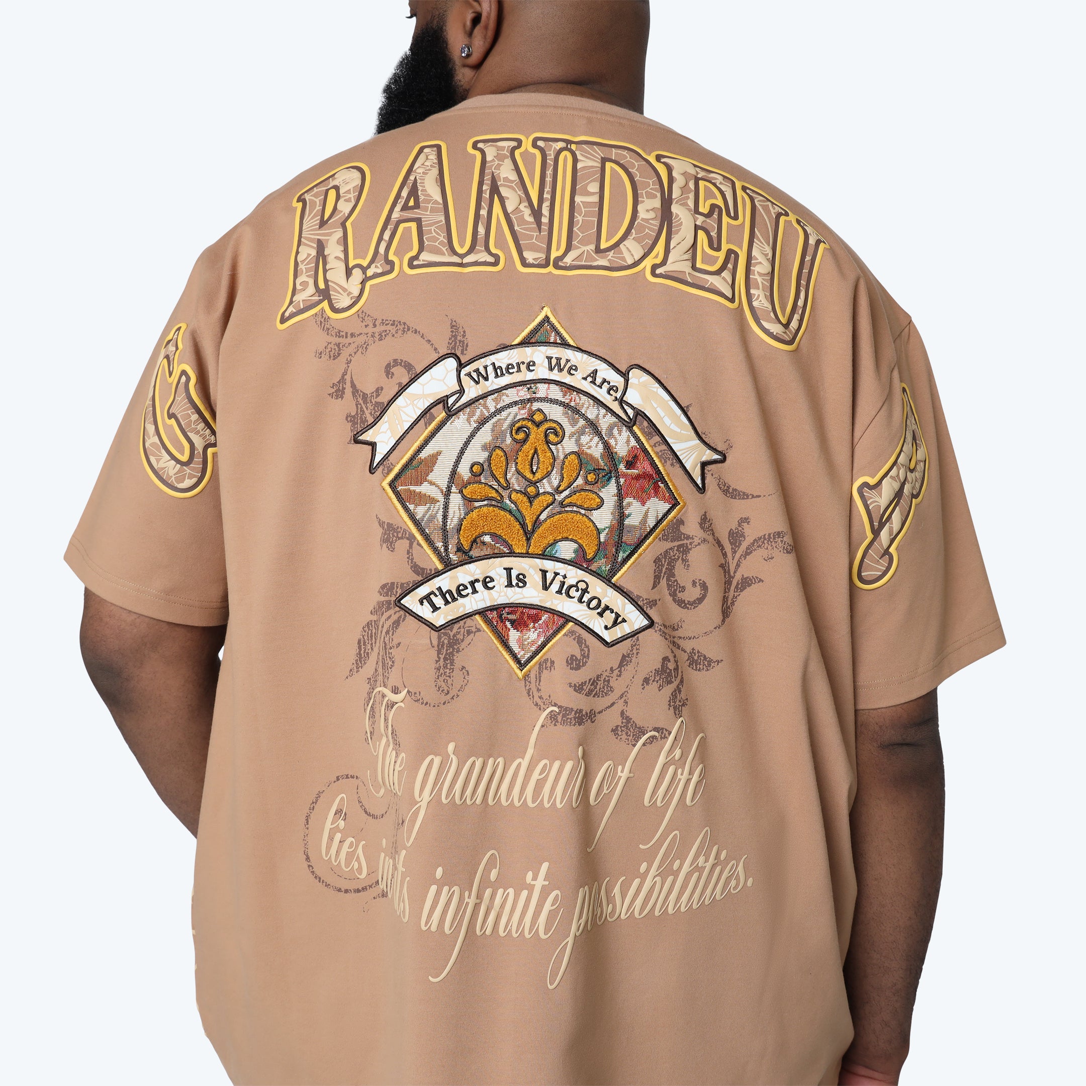 Big and Tall - Academy T-Shirt - Burro