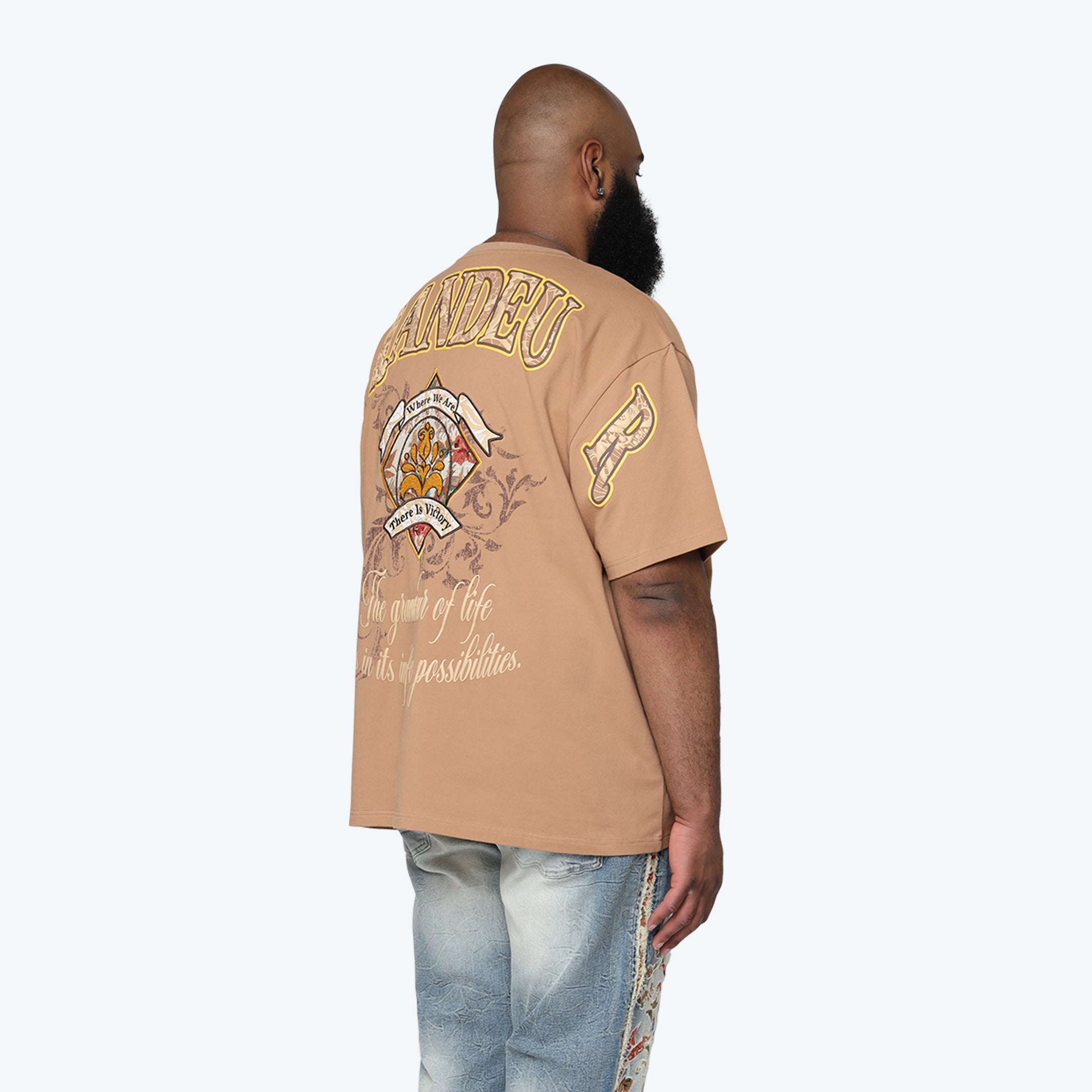 Big and Tall - Academy T-Shirt - Burro
