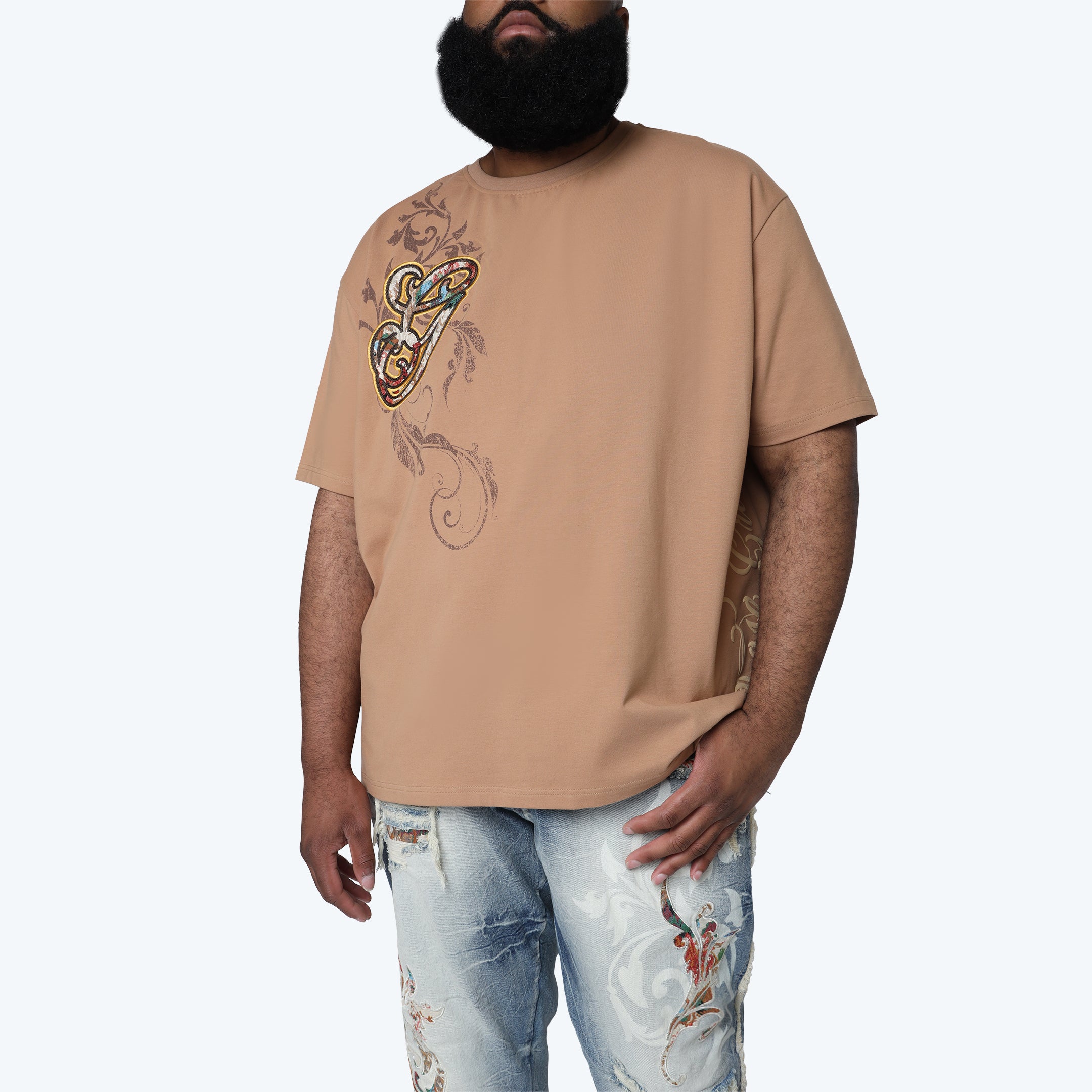 Big and Tall - Academy T-Shirt - Burro