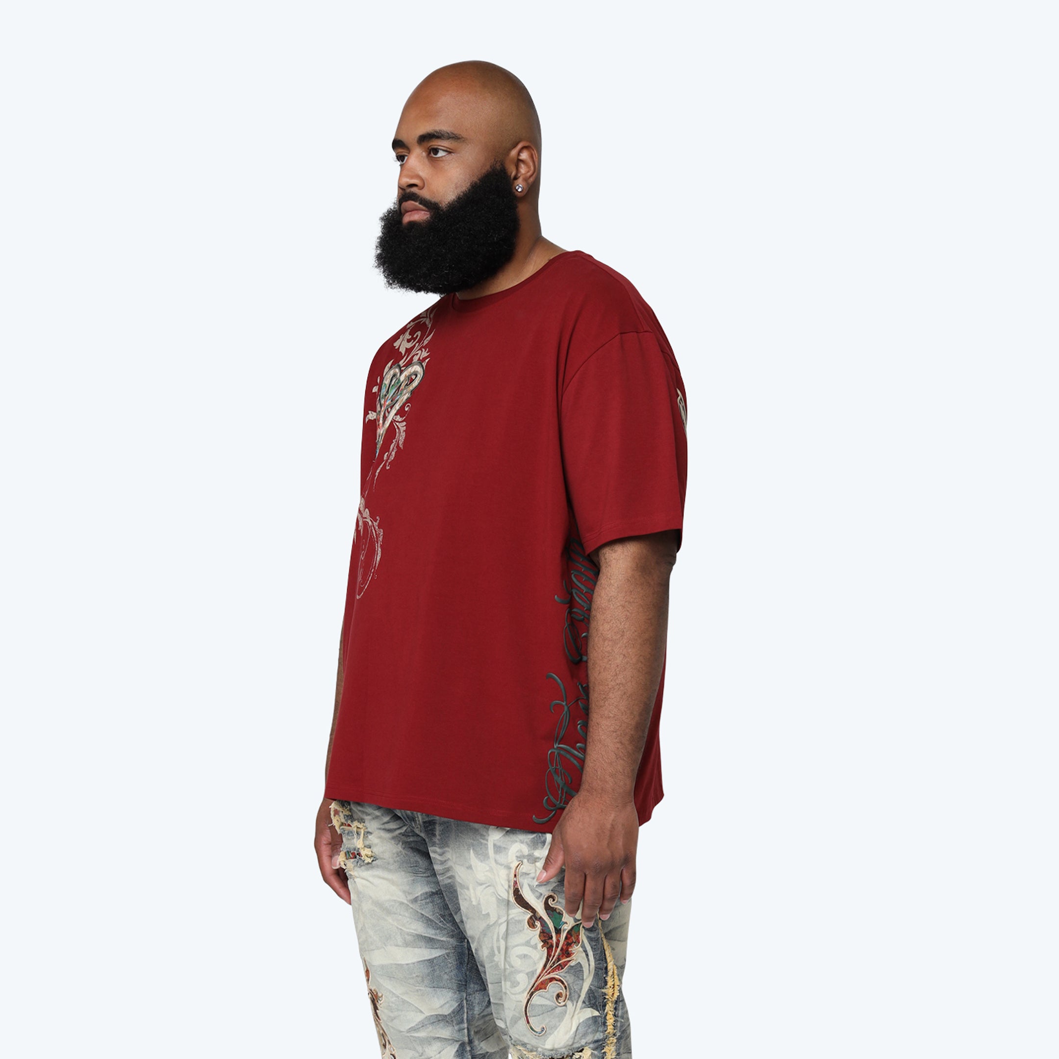 Big and Tall - Academy T-Shirt - Syrah