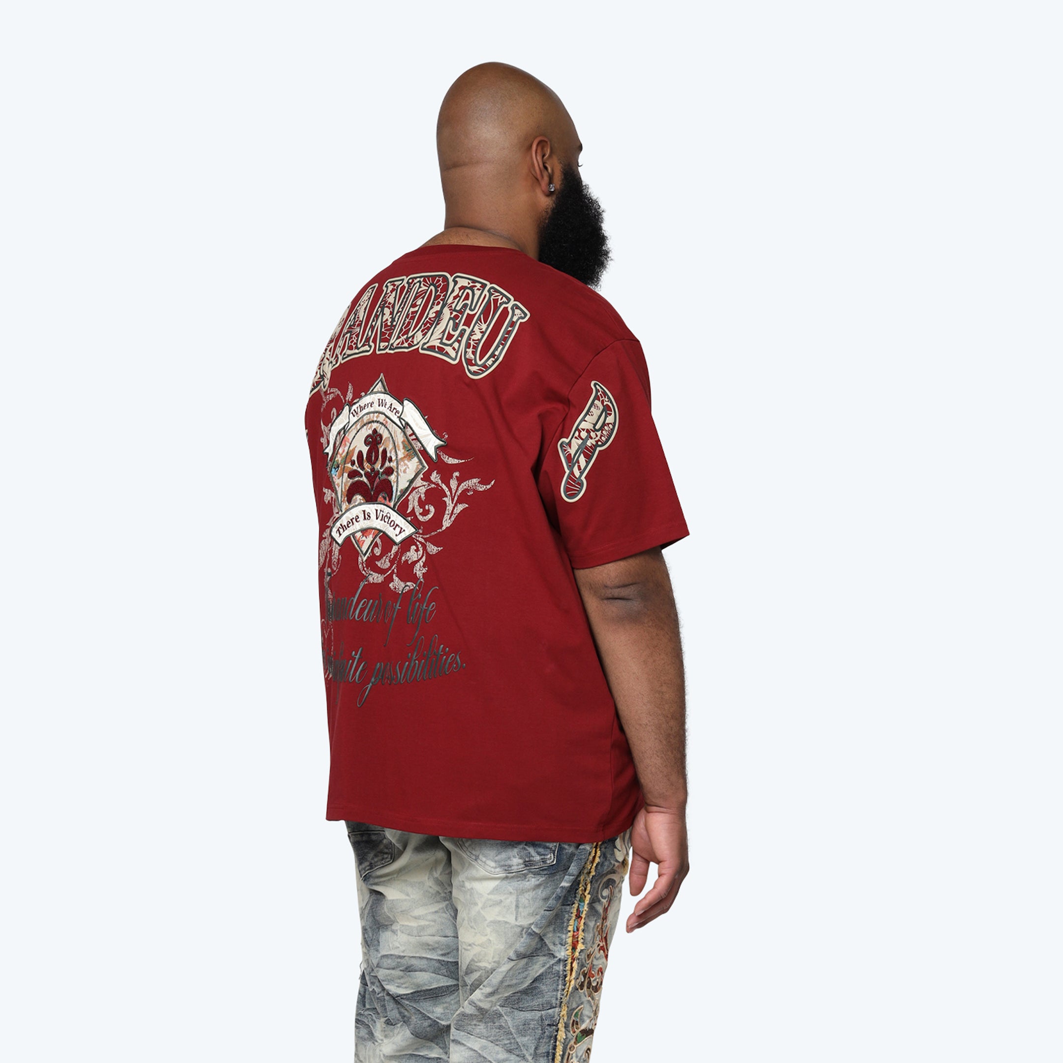 Big and Tall - Academy T-Shirt - Syrah