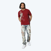 Long Straight Academy Jeans - Blue Toast