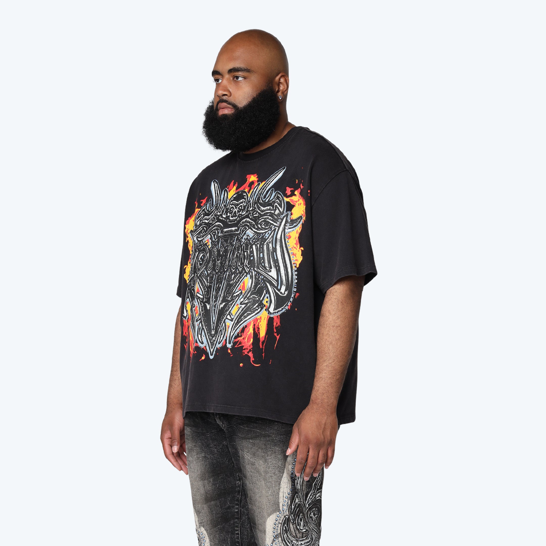 Big and Tall - Luminous T-Shirt - Black
