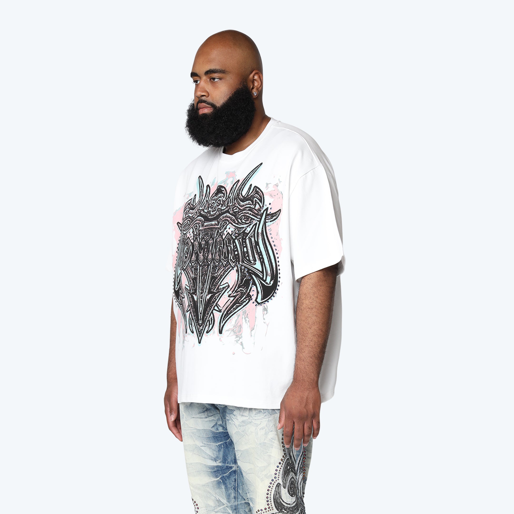 Big and Tall - Luminous T-Shirt - White