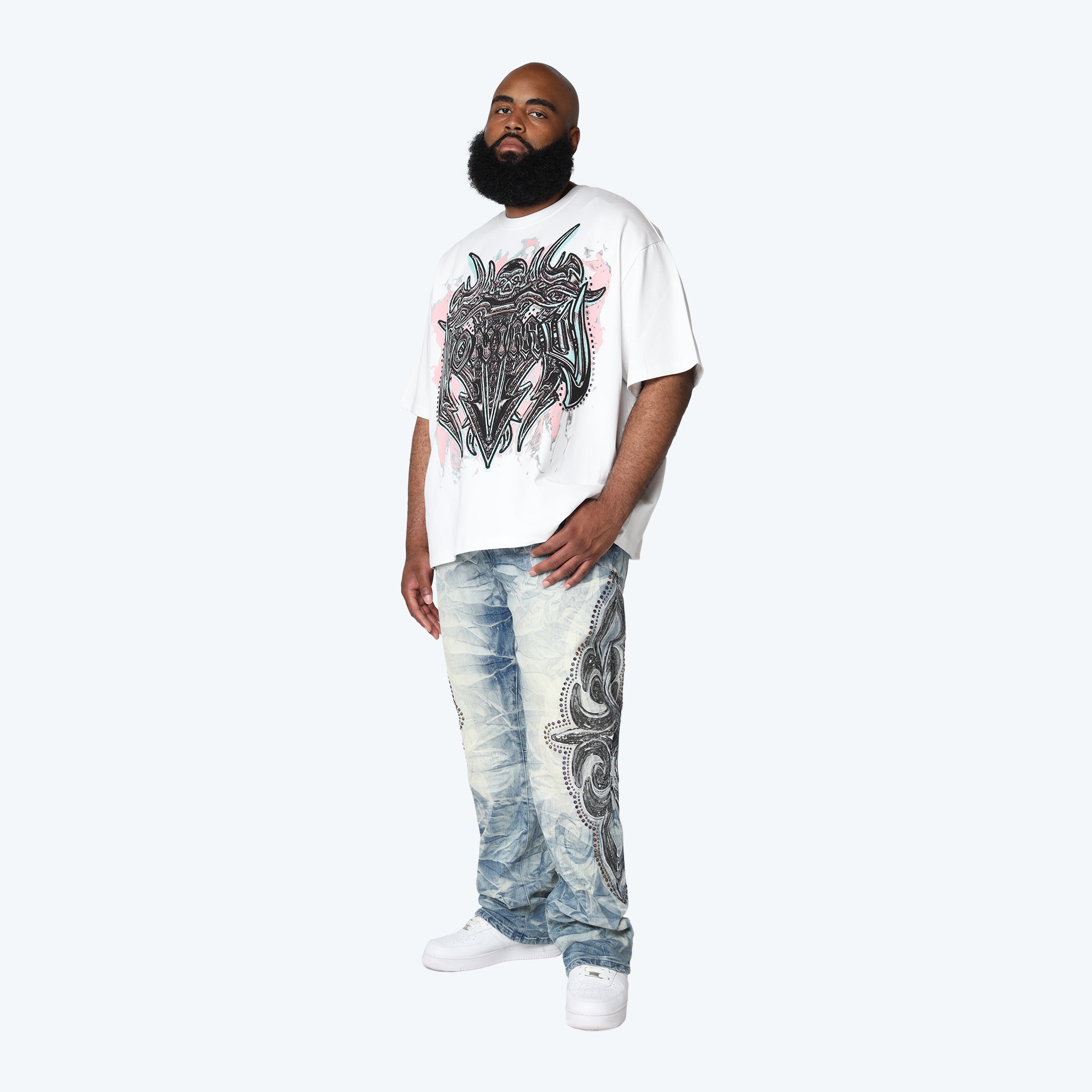 Big and Tall - Luminous T-Shirt - White