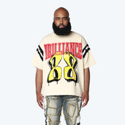 Big and Tall - Victory Flocking T-Shirt - Wood Ash