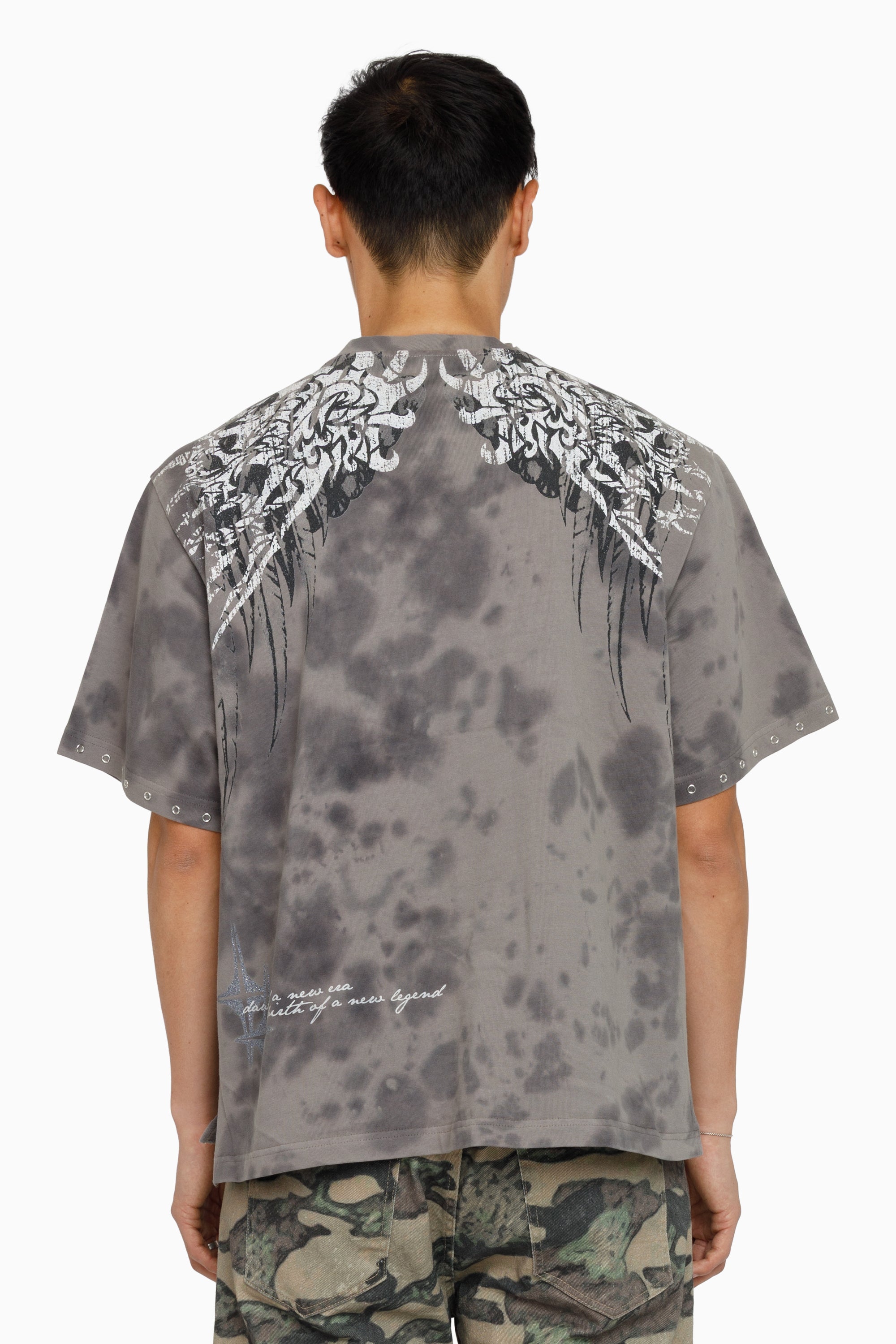 Sacred Dawn SS T-Shirt - Frost Grey