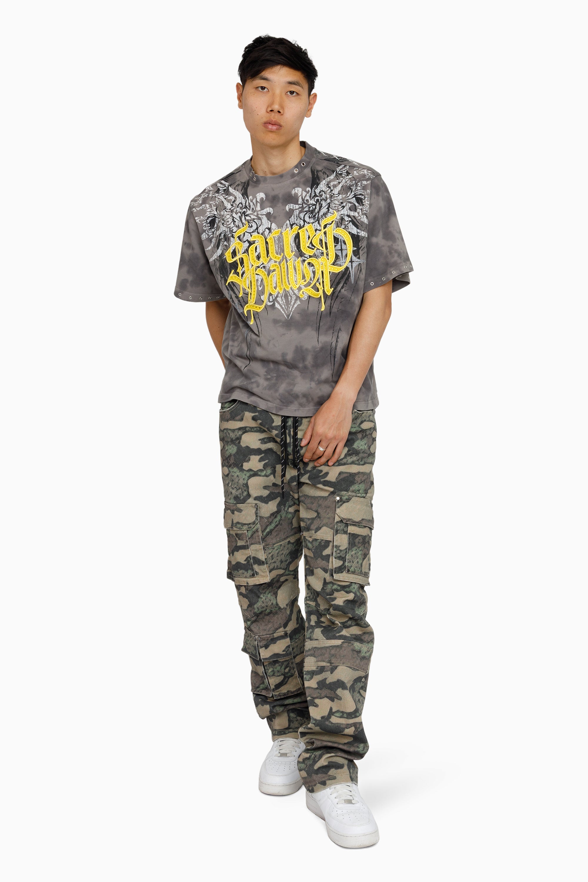 Sacred Dawn SS T-Shirt - Frost Grey