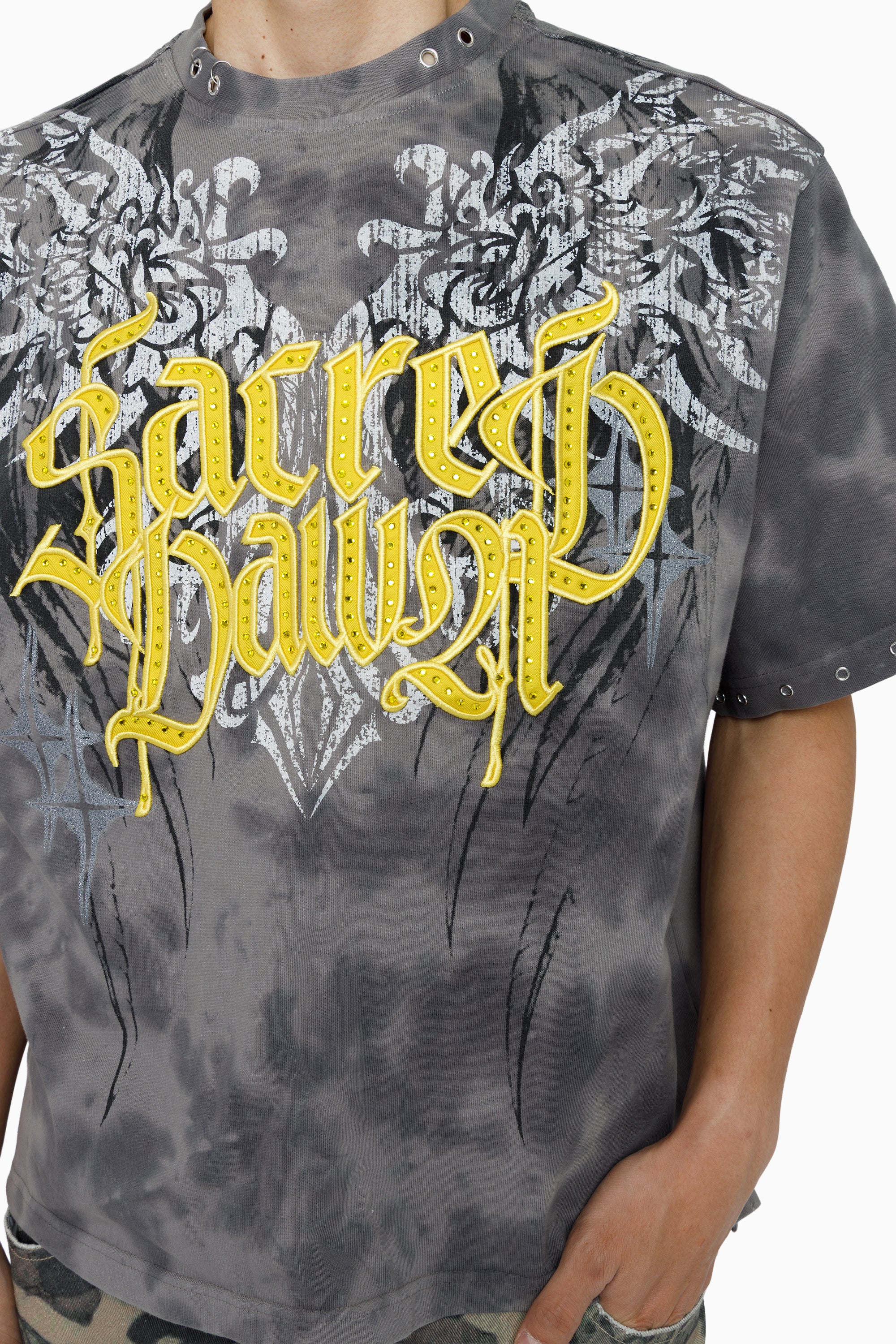 Sacred Dawn SS T-Shirt - Frost Grey