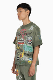 Endless Pursuit SS T-Shirt - Vintage Army