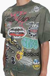 Endless Pursuit SS T-Shirt - Vintage Army