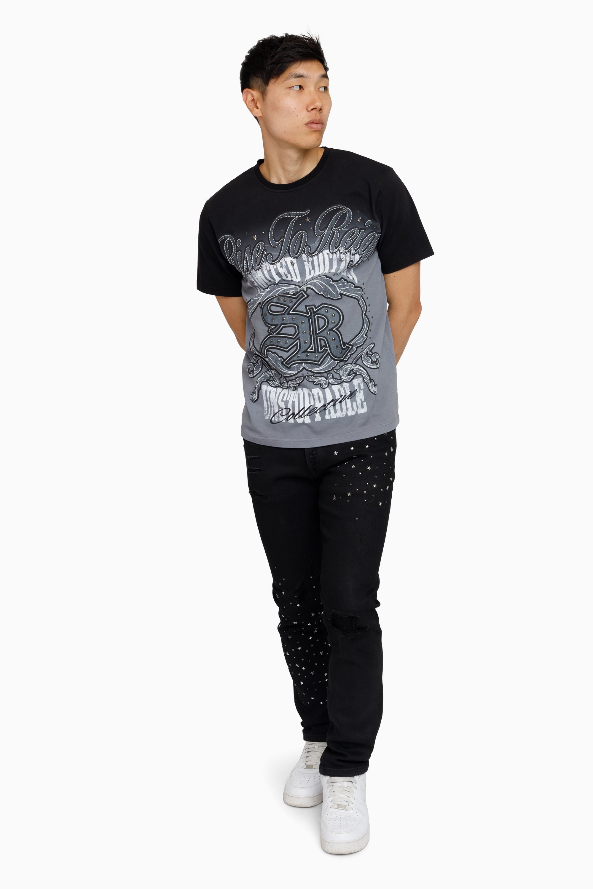 Rise To Reign SS T-Shirt - Black