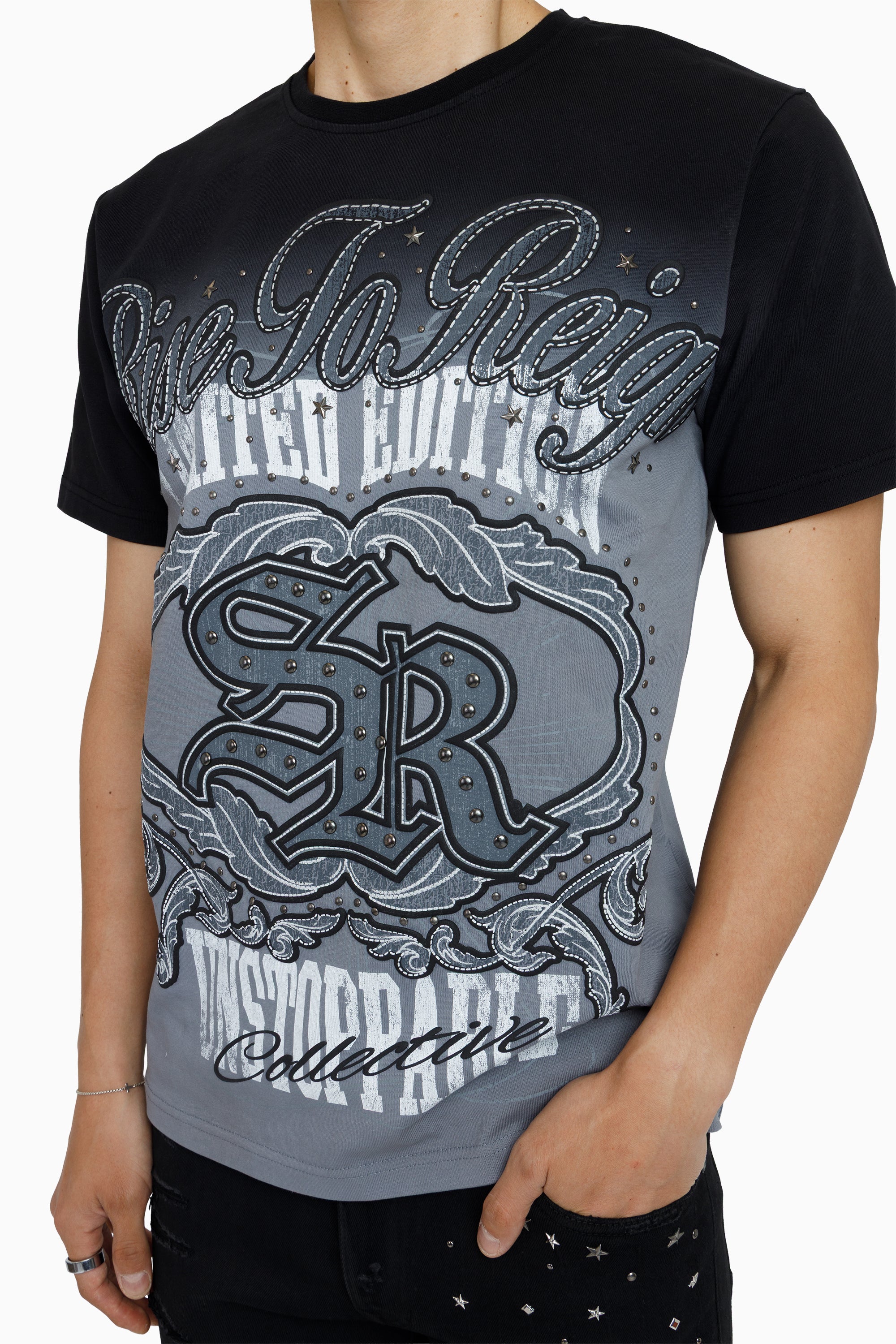 Rise To Reign SS T-Shirt - Black