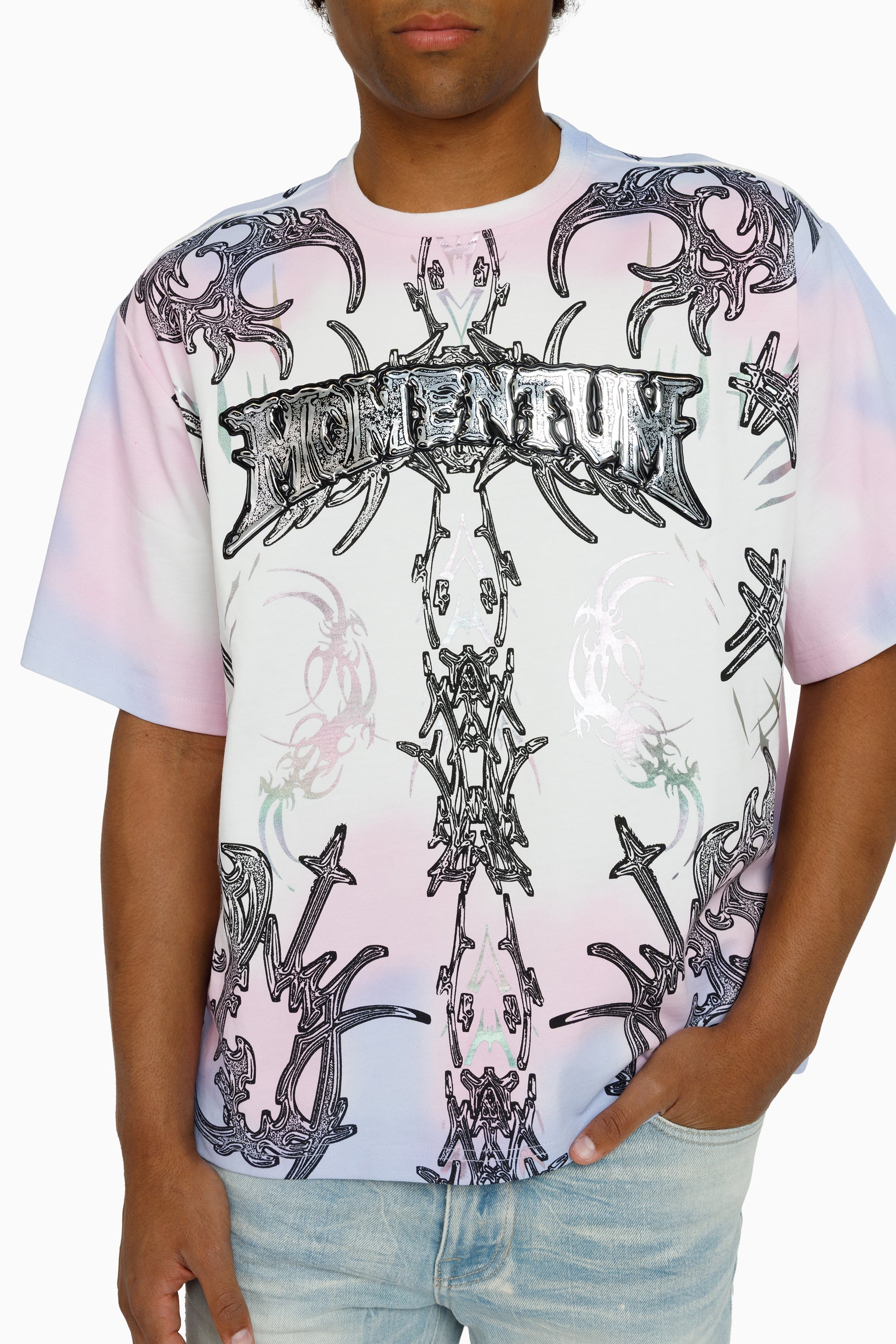 Momentum SS T-Shirt - Raspberry