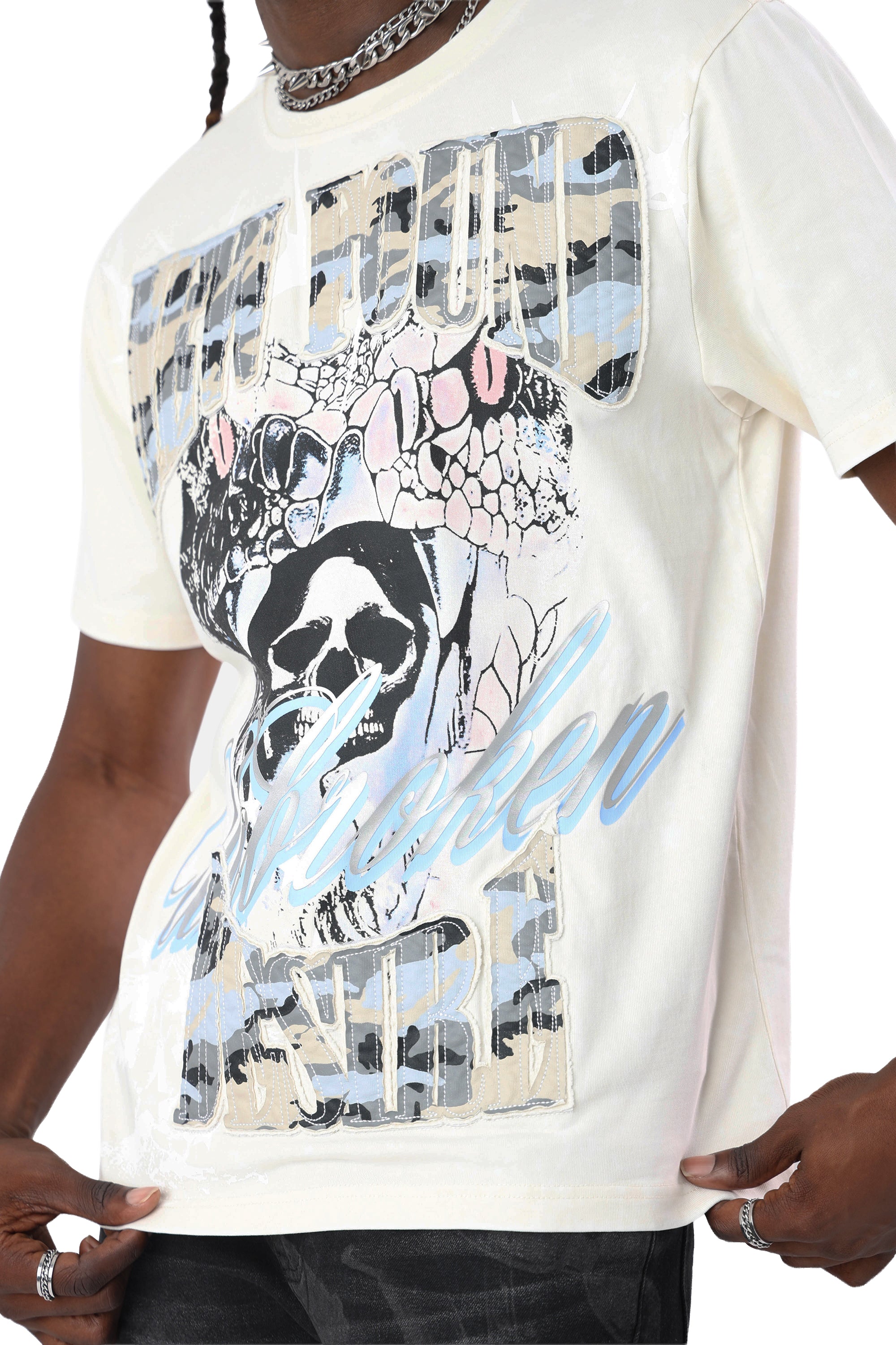 Unbroken SS T-Shirt - Ecru