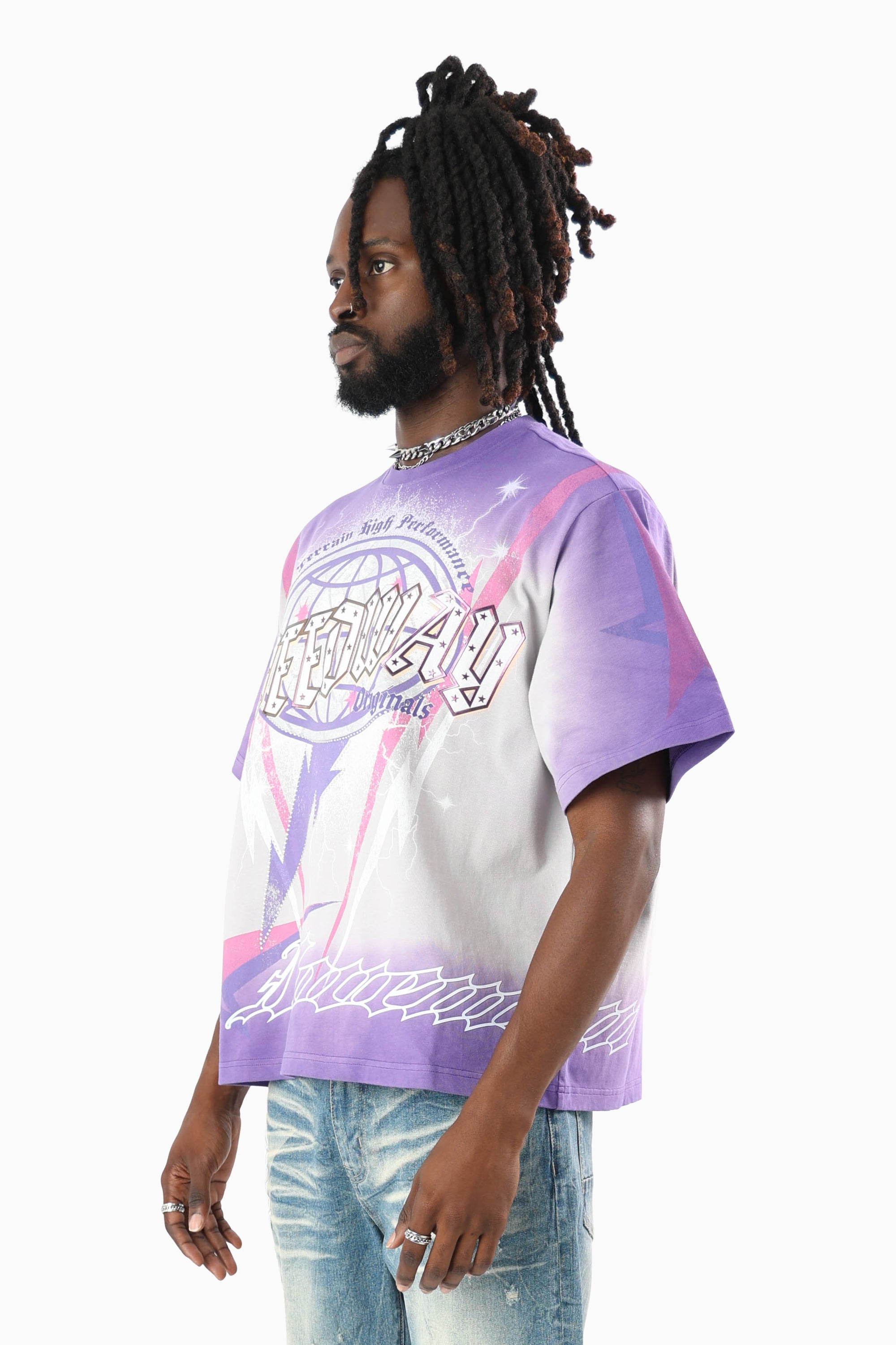 Speedway SS T-Shirt - Violet