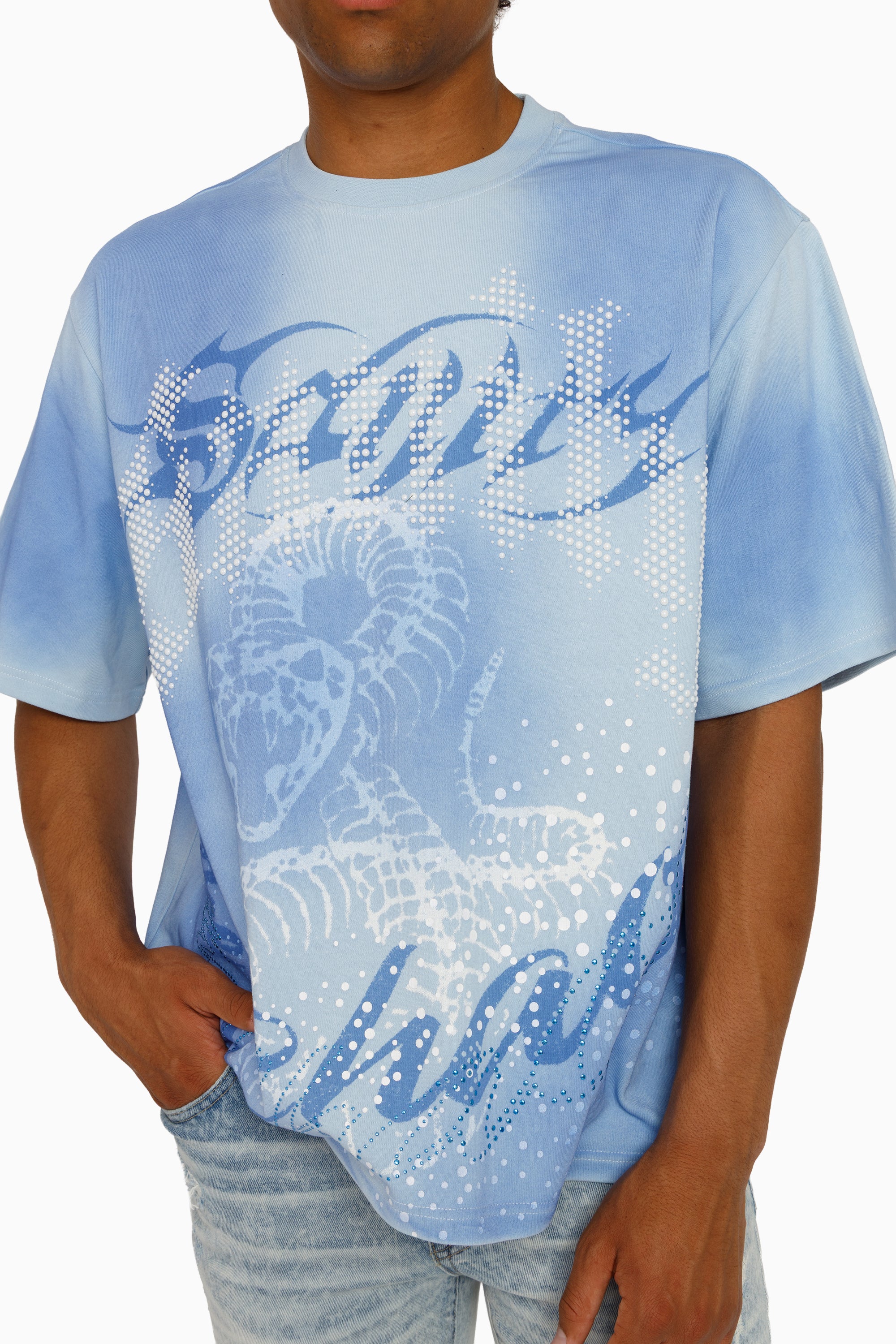 Sanity SS T-Shirt - Blue Bell