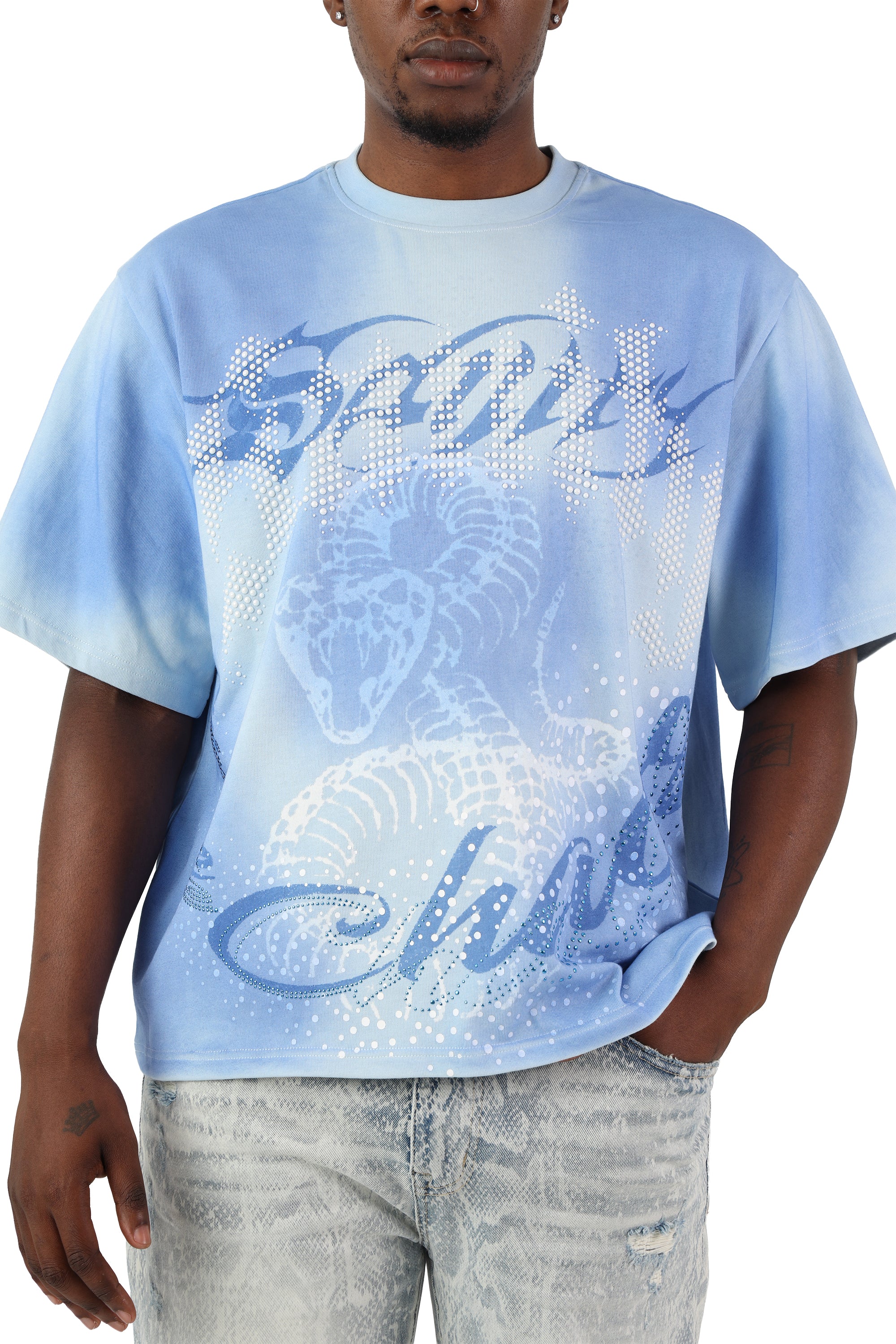 Sanity SS T-Shirt - Blue Bell