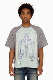 Air Brush SS T-Shirt - Frosty Green