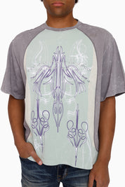 Air Brush SS T-Shirt - Frosty Green