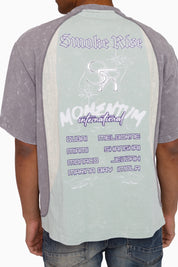 Air Brush SS T-Shirt - Frosty Green