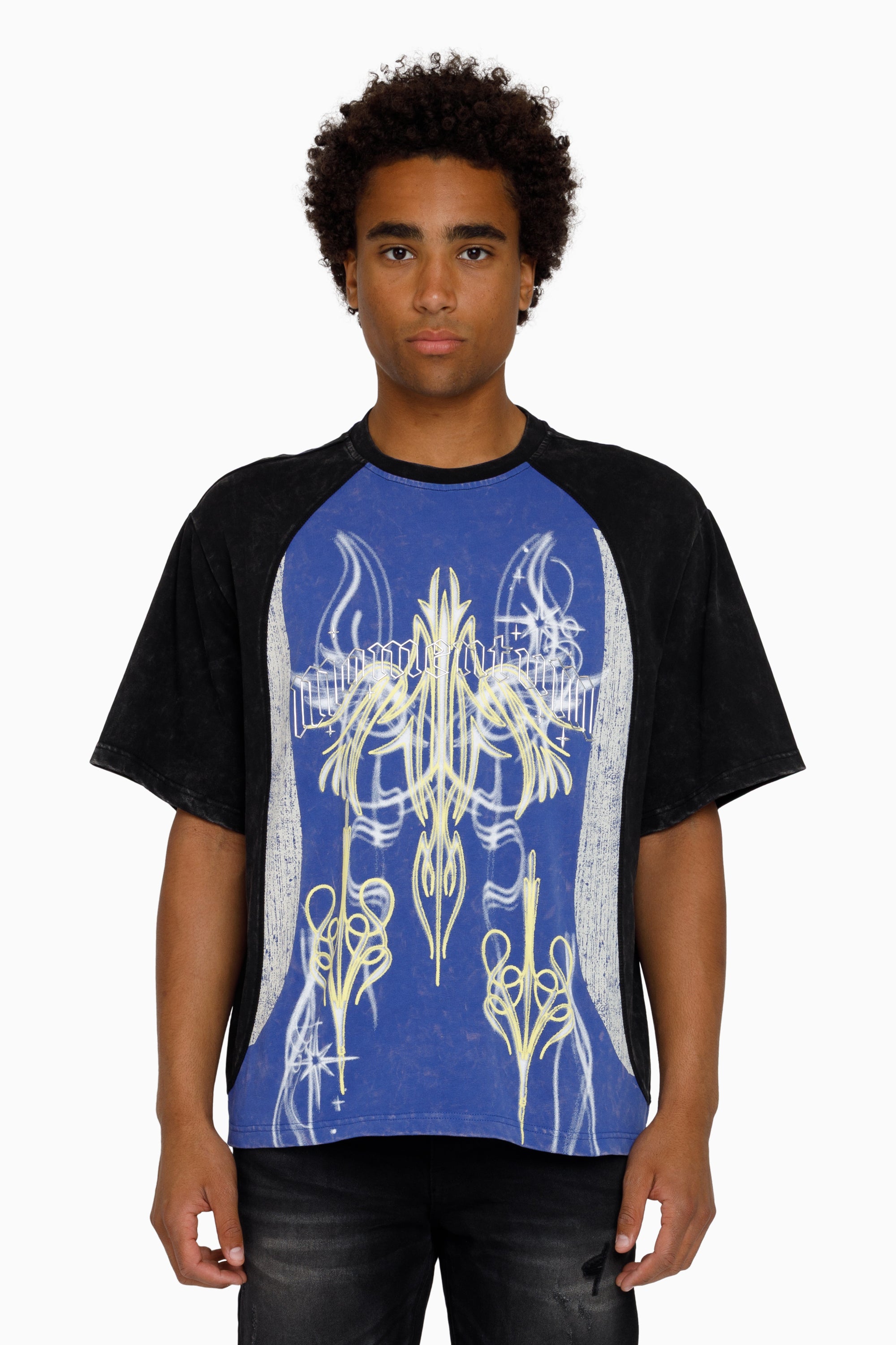 Air Brush SS T-Shirt - Ultramarine