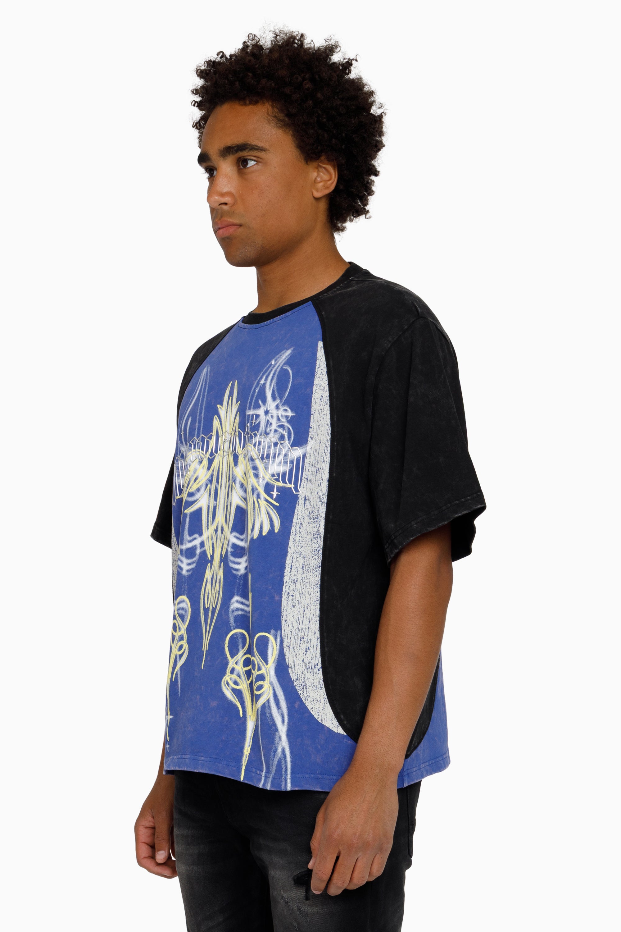 Air Brush SS T-Shirt - Ultramarine