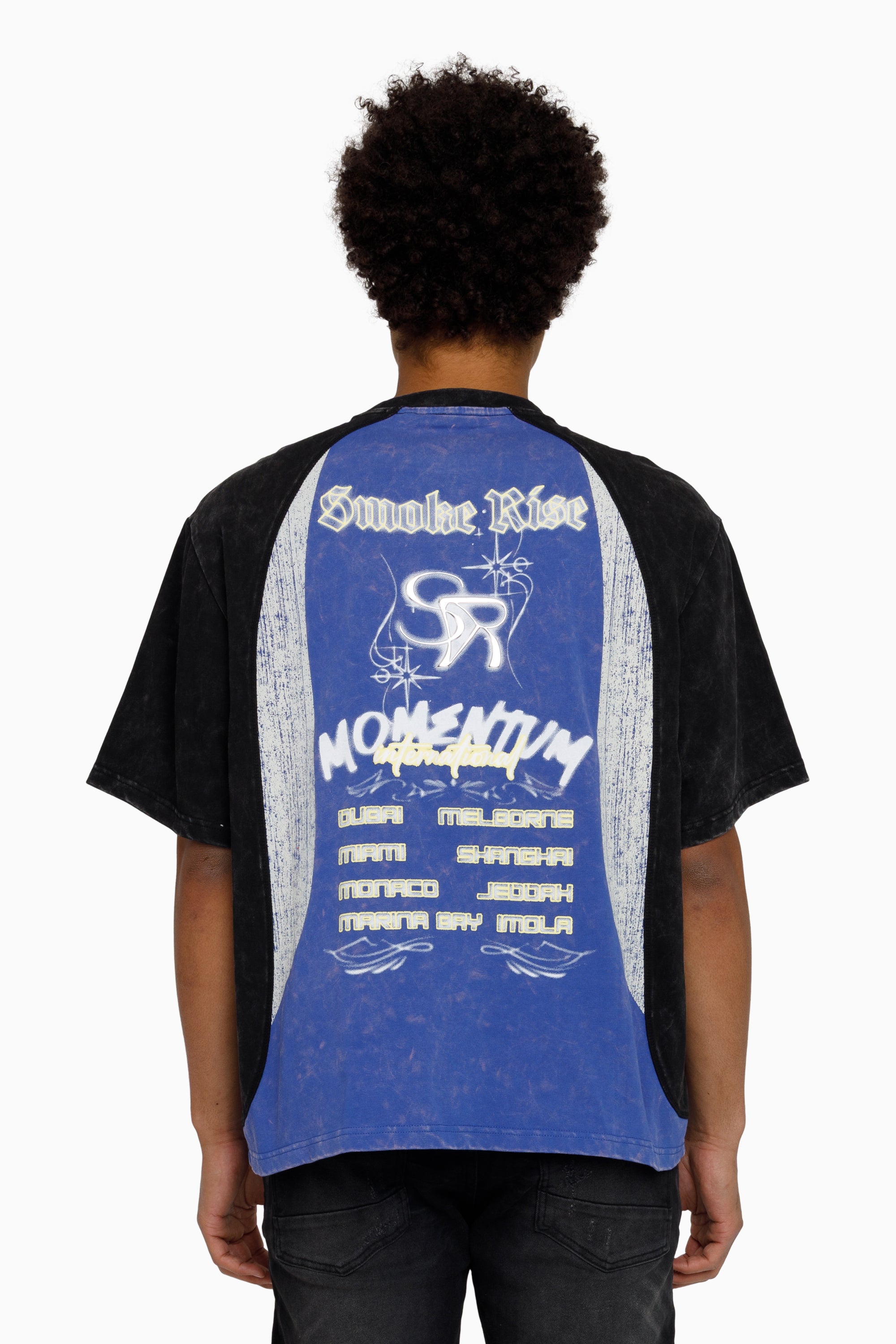 Air Brush SS T-Shirt - Ultramarine