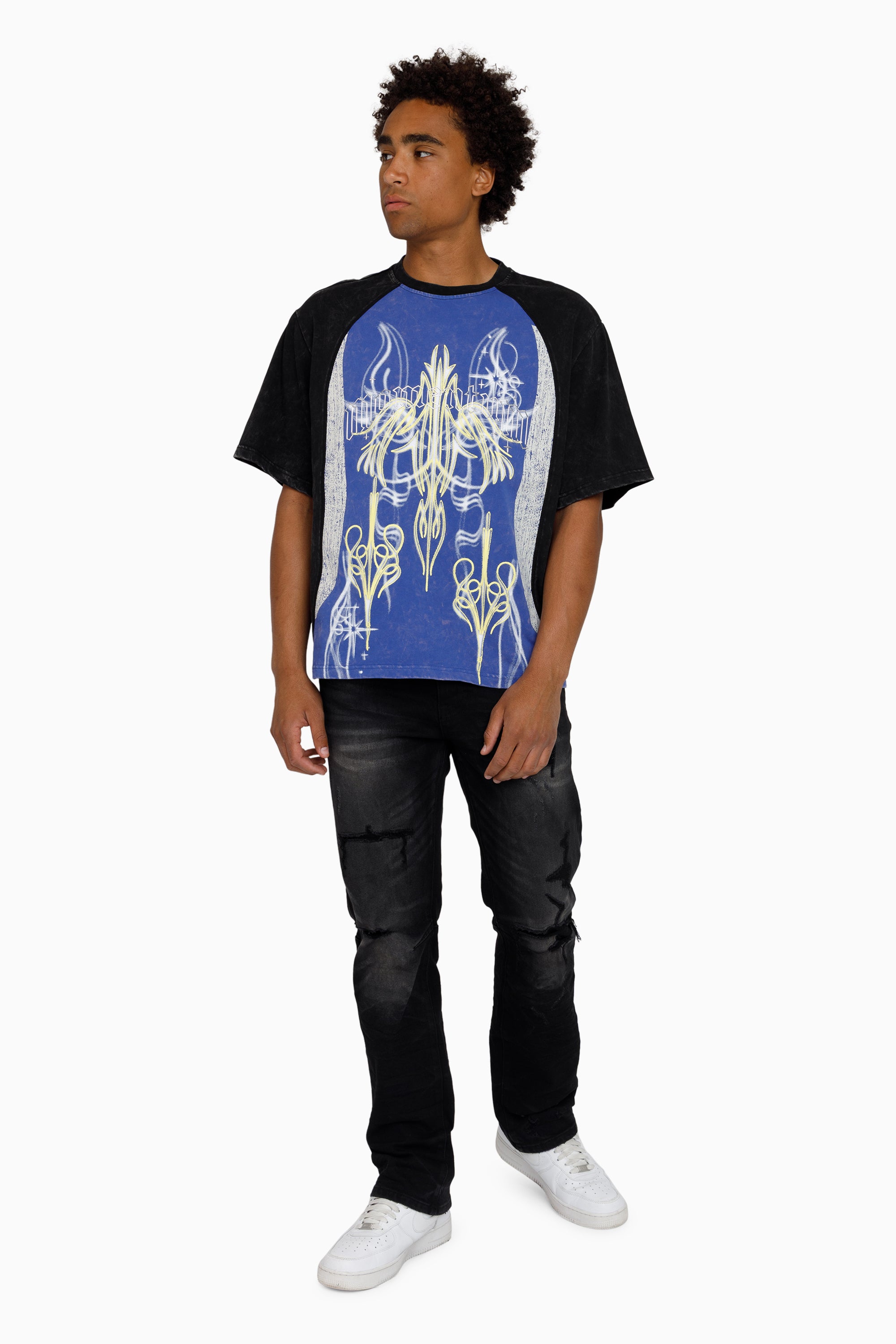 Air Brush SS T-Shirt - Ultramarine