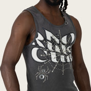 No Rules Ribbed Tank  - Black