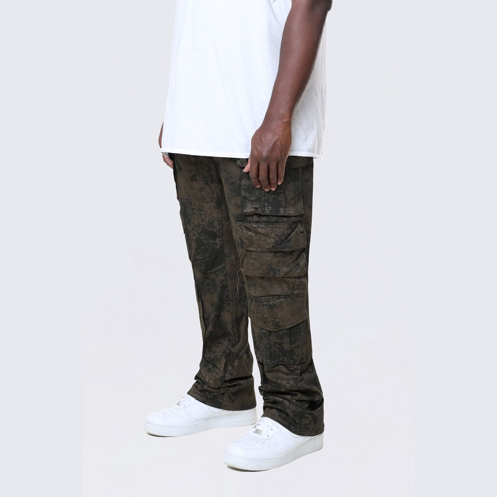 Smoke Rise Big and Tall Big and Tall - Utility Metallic Print Twill Pants - Hawthorne