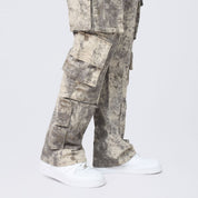 Big and Tall - Utility Splatter Print Twill Pants