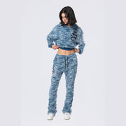 Smoke Rise RED High Rise Varsity Bootcut Pants - Ribadeo