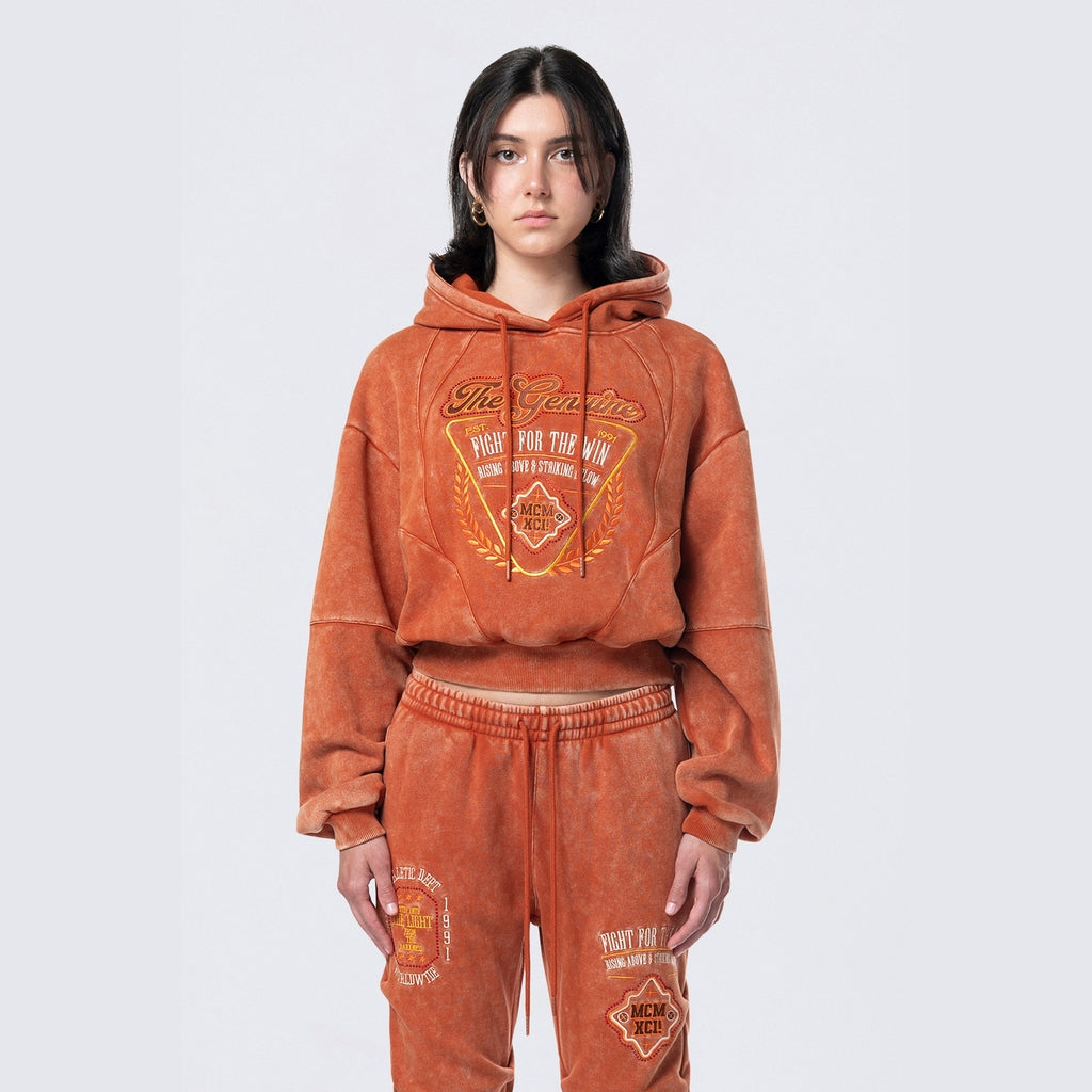 Smoke Rise RED Oversized Pullover Hoodie - Picante