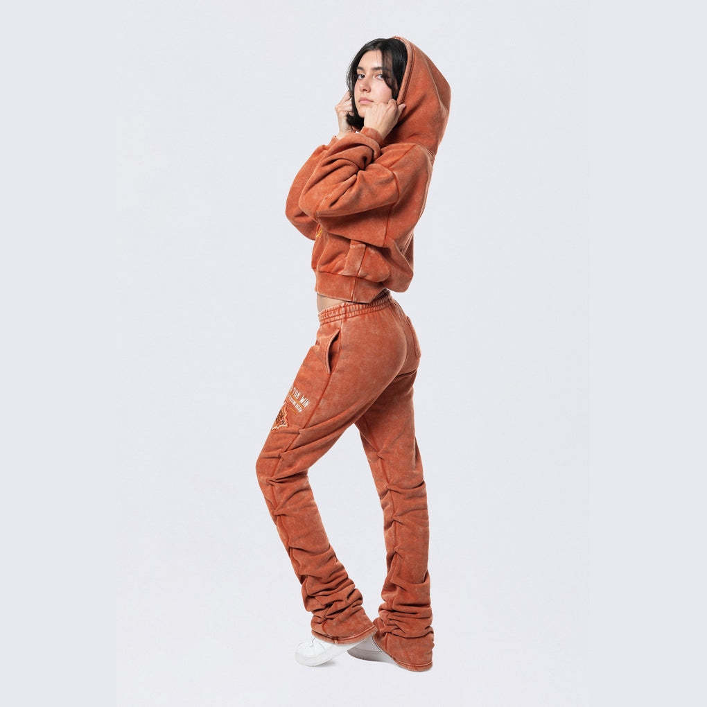Smoke Rise RED Oversized Pullover Hoodie - Picante