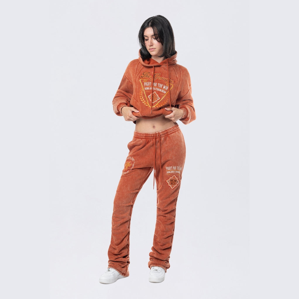 Smoke Rise RED Oversized Pullover Hoodie - Picante