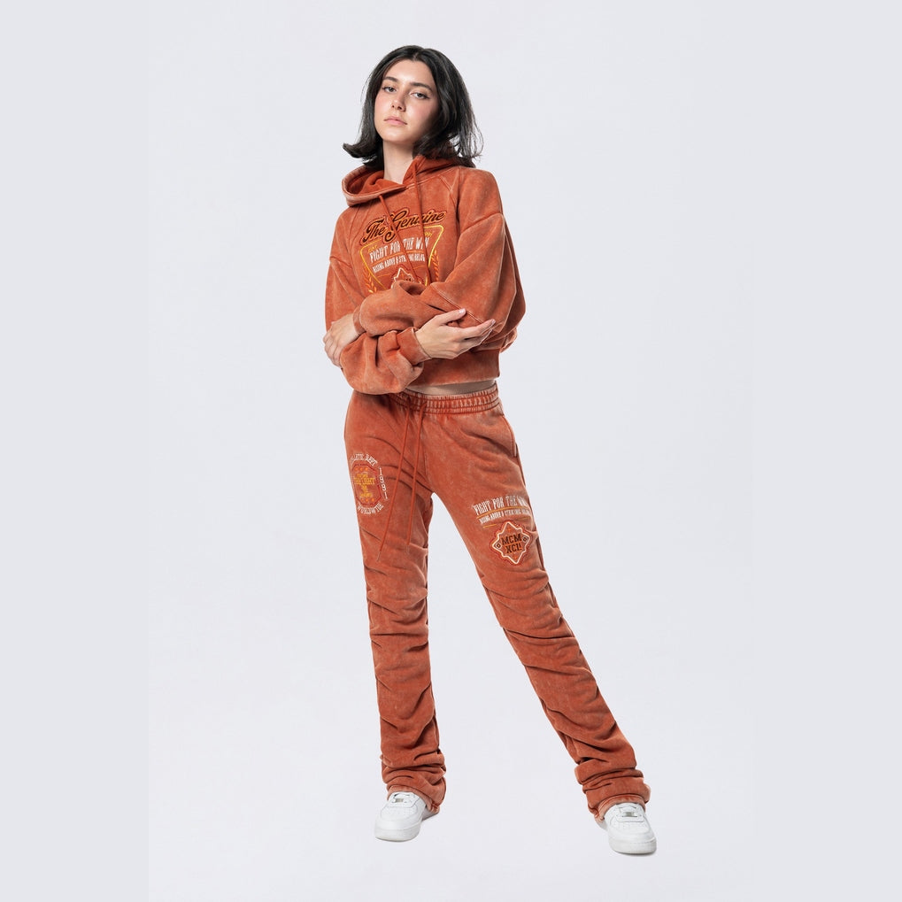 Smoke Rise RED Oversized Pullover Hoodie - Picante