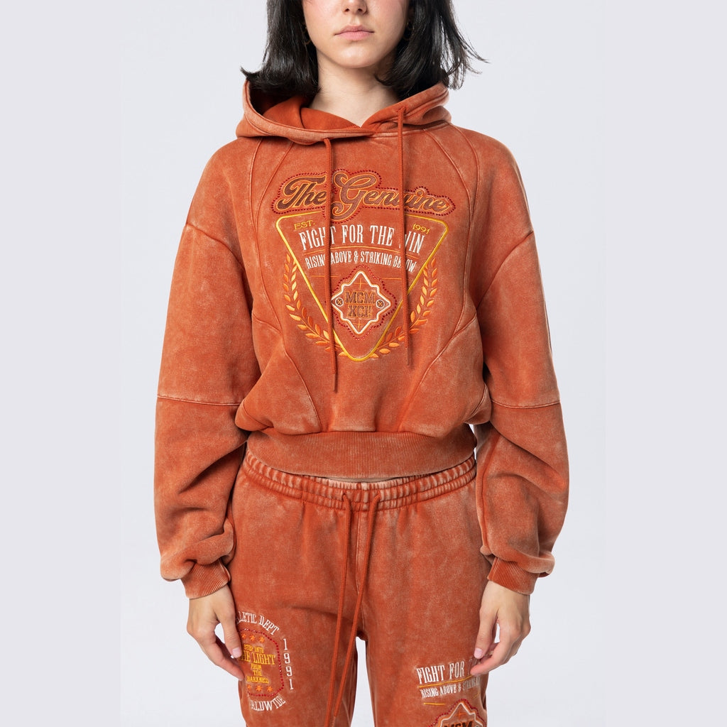 Smoke Rise RED Oversized Pullover Hoodie - Picante