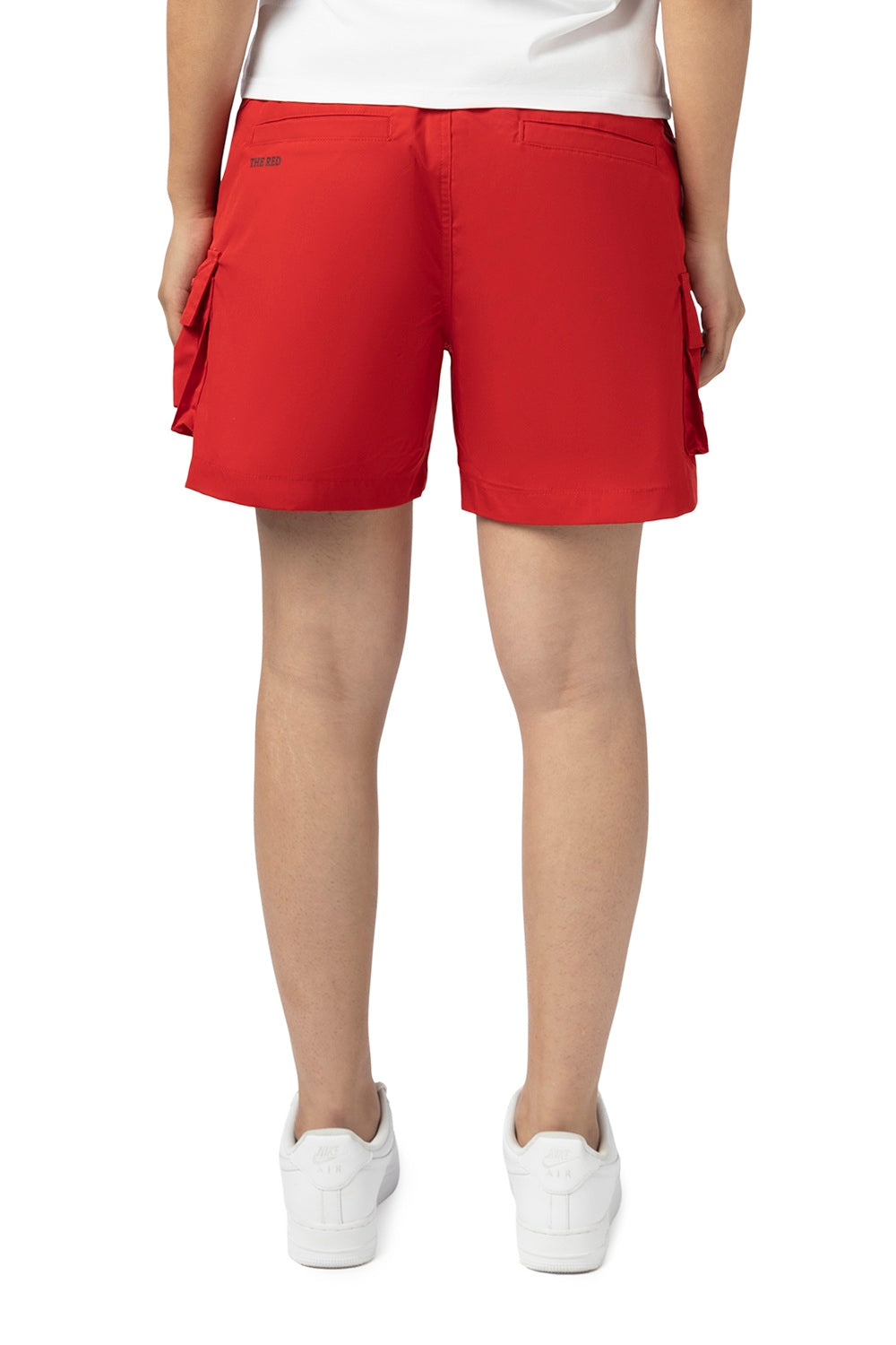 Smoke Rise RED Utility Slouched Shorts - True Red