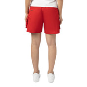 Slouched Utility Shorts - True Red